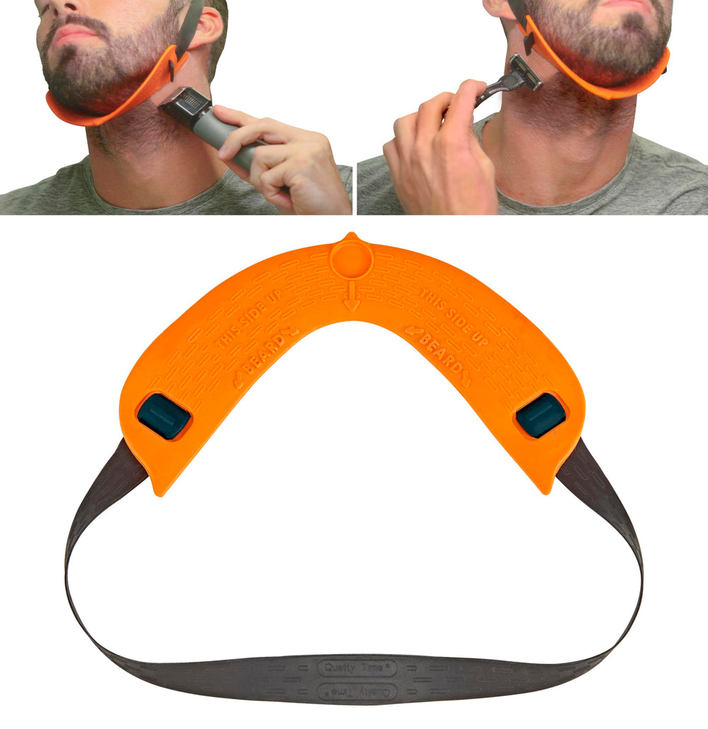 Quality Time silicone headband adjustable for secure comfortable hands free operation.