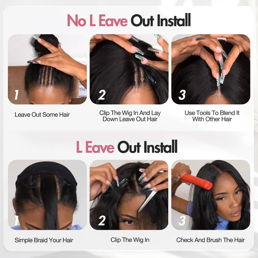 Quantum Love V Part Wig packaging includes caps and lashes