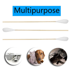 Quanzhou Chenchenchen pet ear and eye care cotton buds for gentle use.