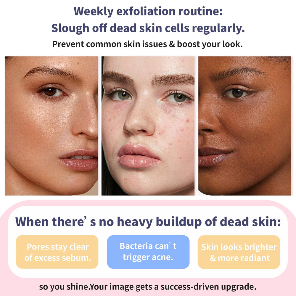Pore-closeup shows refined texture and smoother-looking skin after cleansing.