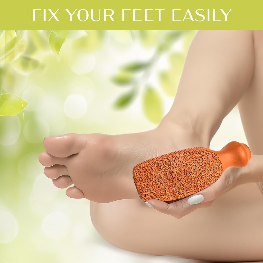 QUBA LINEN pumice stone hands elbows use for dry skin renewal