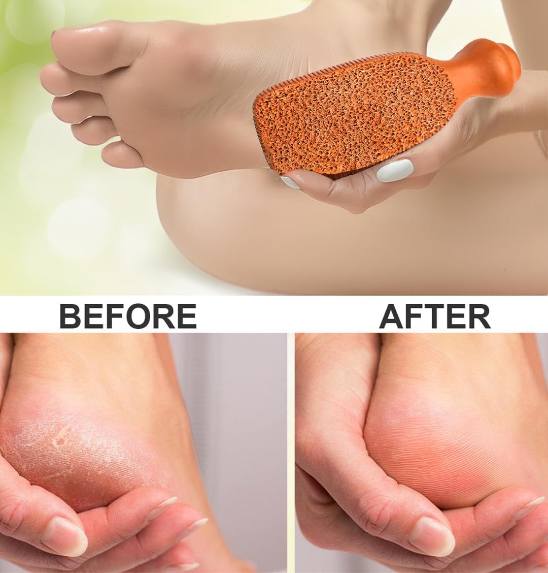 QUBA LINEN pumice stone package gift display highlights thoughtful pedicure tool