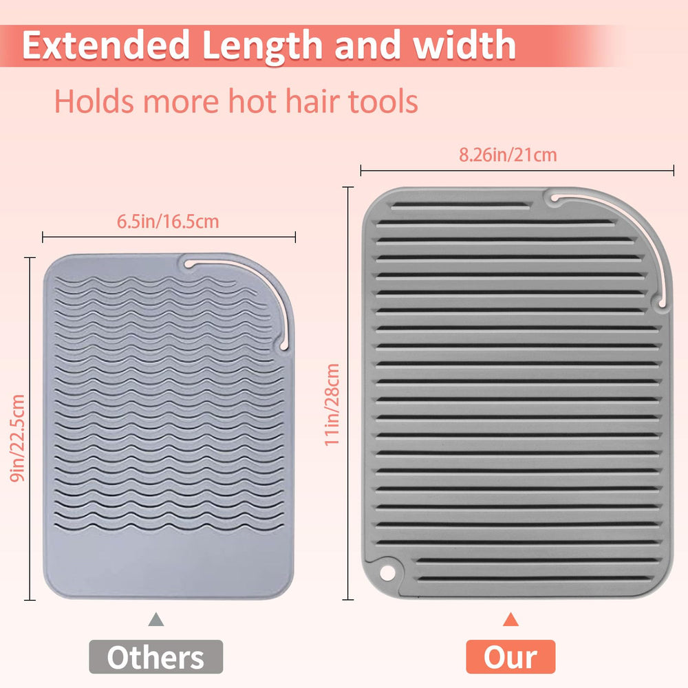 Quccefods hair tools holder with tools demonstrates safe placement
