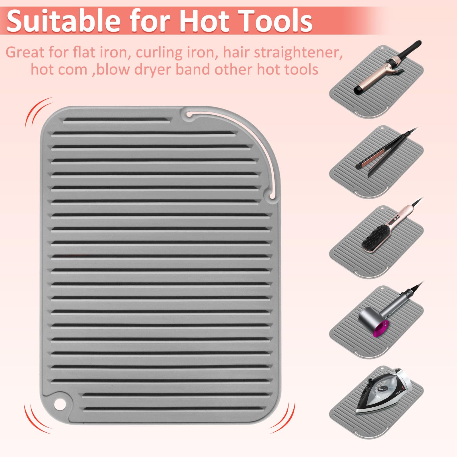 Quccefods silicone texture close-up shows durable heat-safe material