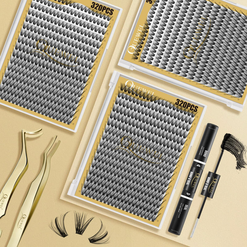 QUEWEL Lash Clusters daily wear looks suitable for work or events