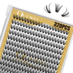 QUEWEL Lash Clusters length range 9-16mm for versatile looks