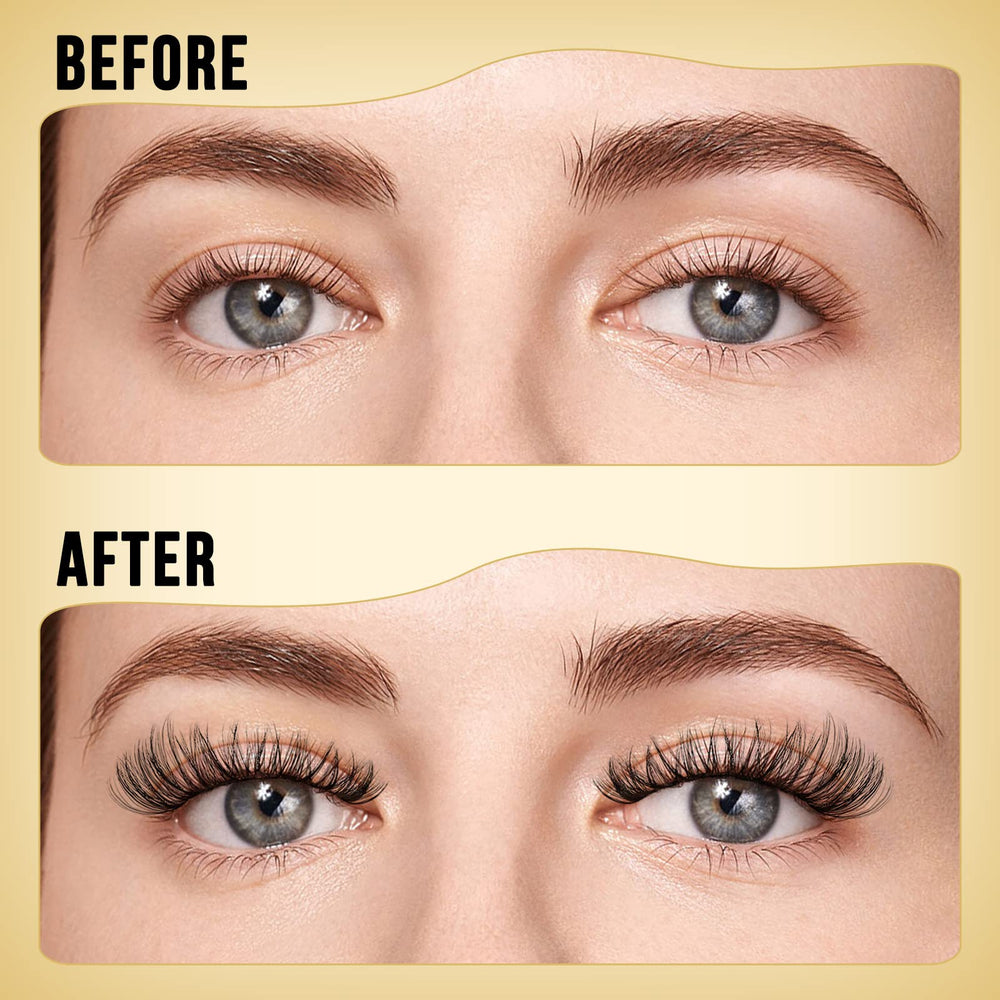 QUEWEL Lash Clusters skin-friendly materials for comfortable wear