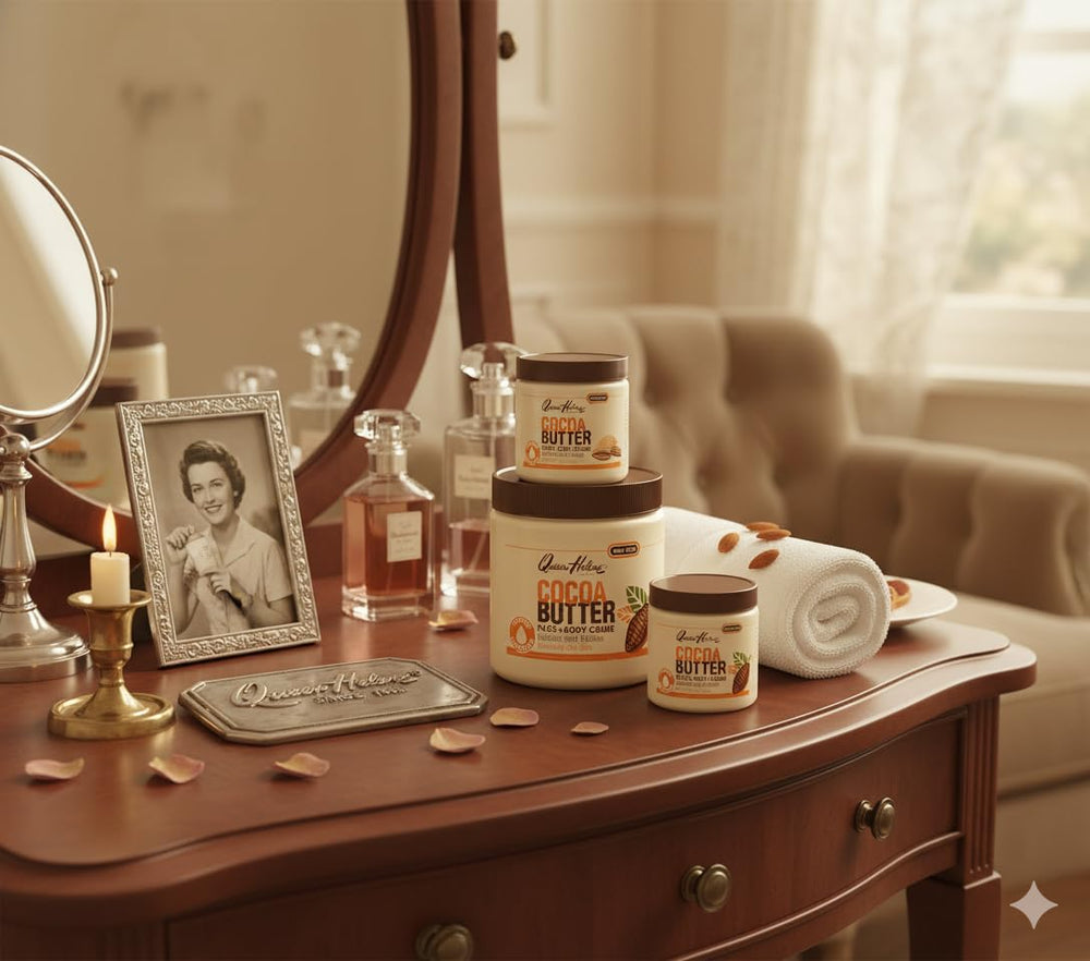 Queen Helene Cocoa Butter Cream revives skin with a radiant healthy glow