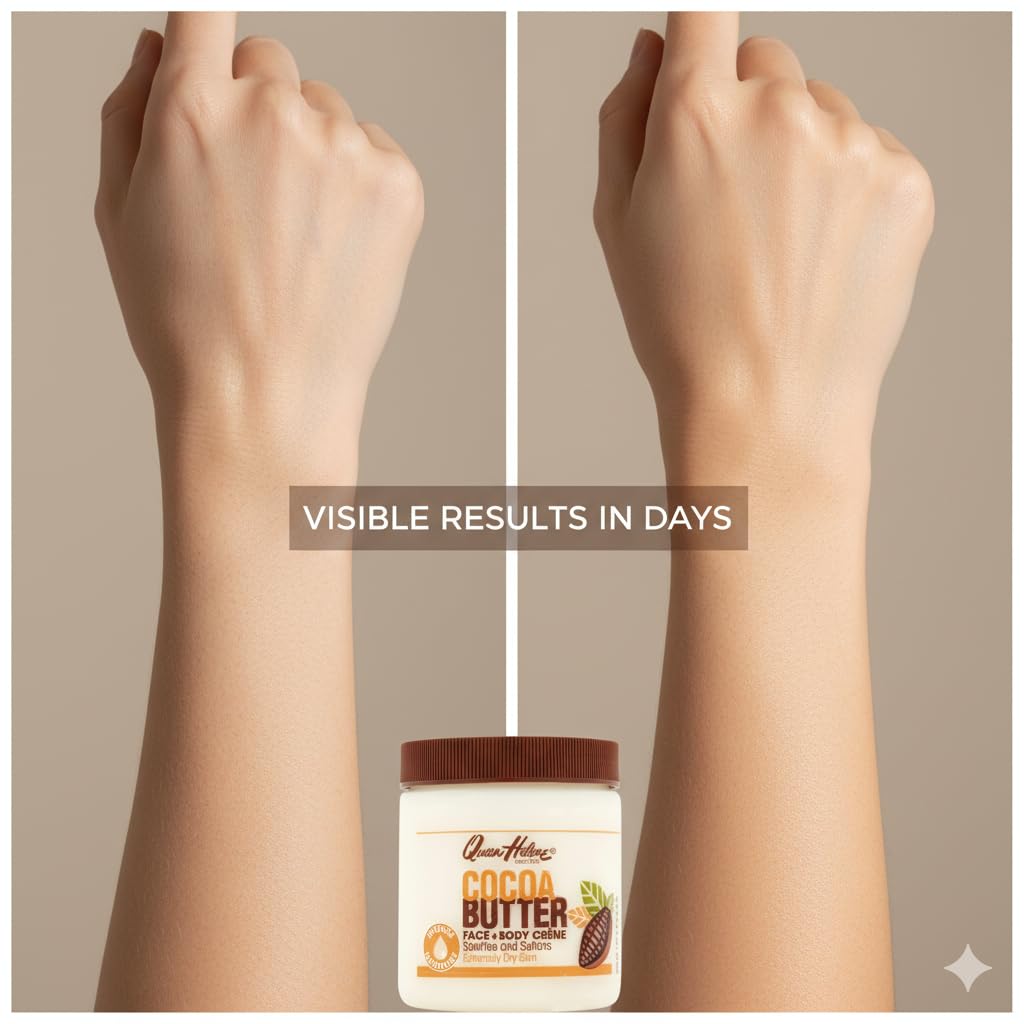 Queen Helene Cocoa Butter Creme multipack display with three jars.