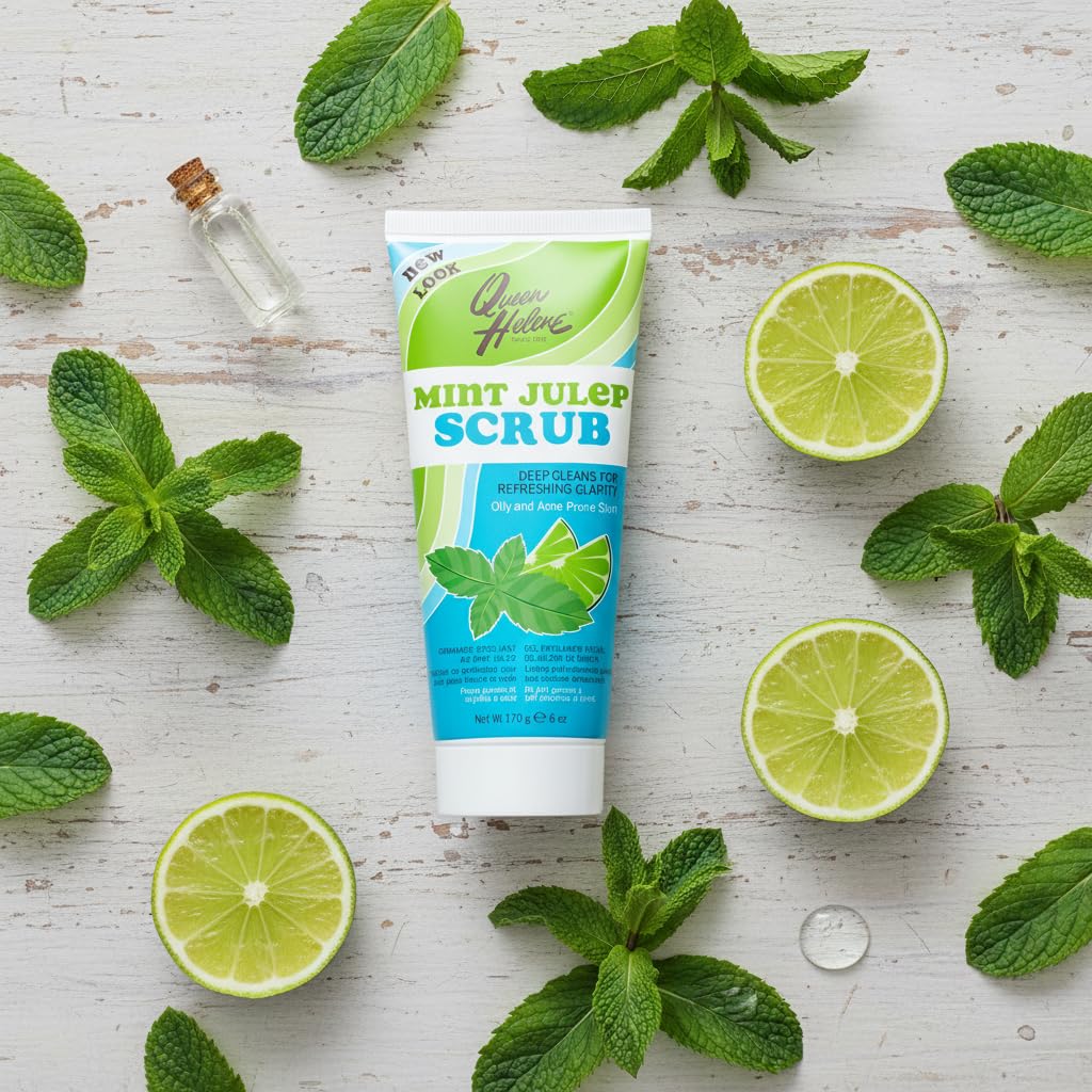 Queen Helene Mint Julep packaging front view signals heritage and accessibility.