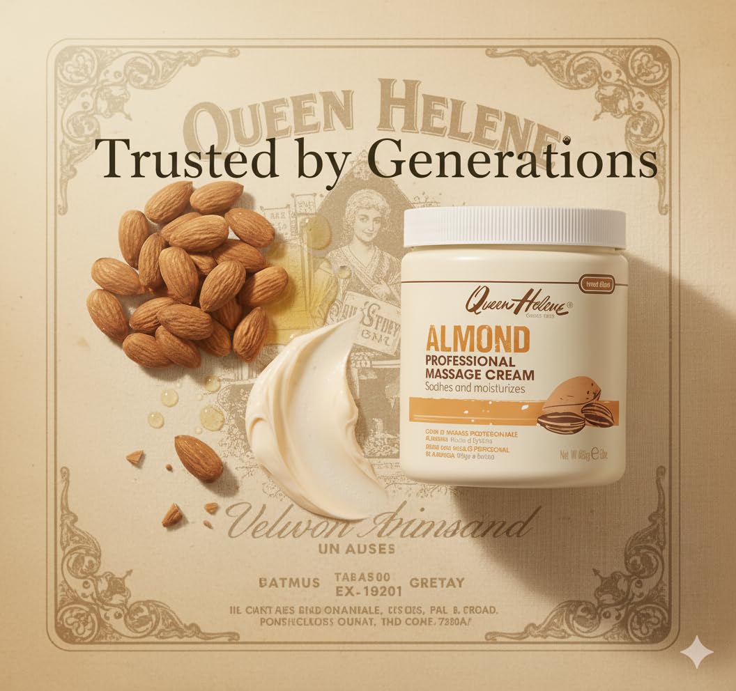 Queen Helene moisturizing skin application emphasizes intense moisture for dry areas and body care.