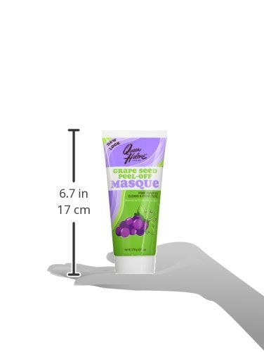 Queen Helene Grape Seed Peel-Off Masque close-up peeling away impurities