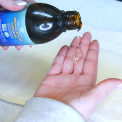 QUEEN OF THE THRONES eye makeup removal with castor oil offers gentle cleansing and hydration.