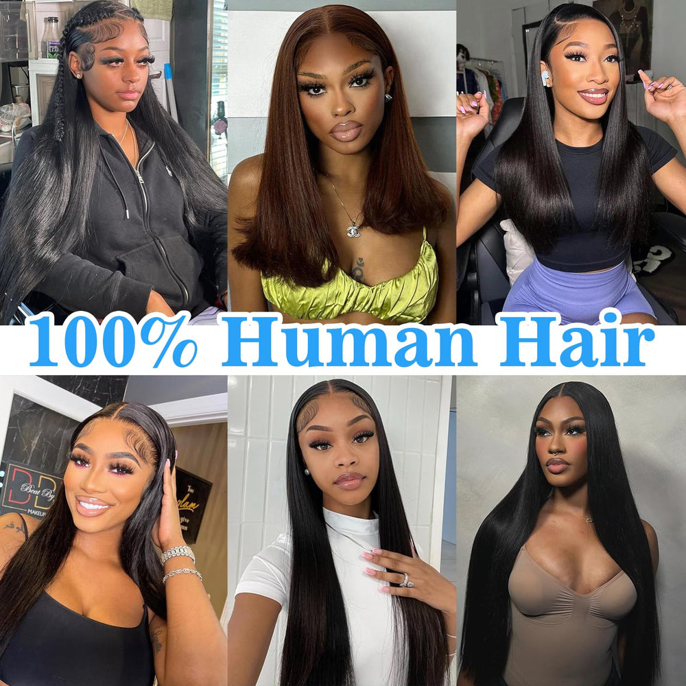 Queenset straight bundles care-instructions display for easy maintenance and longer wear