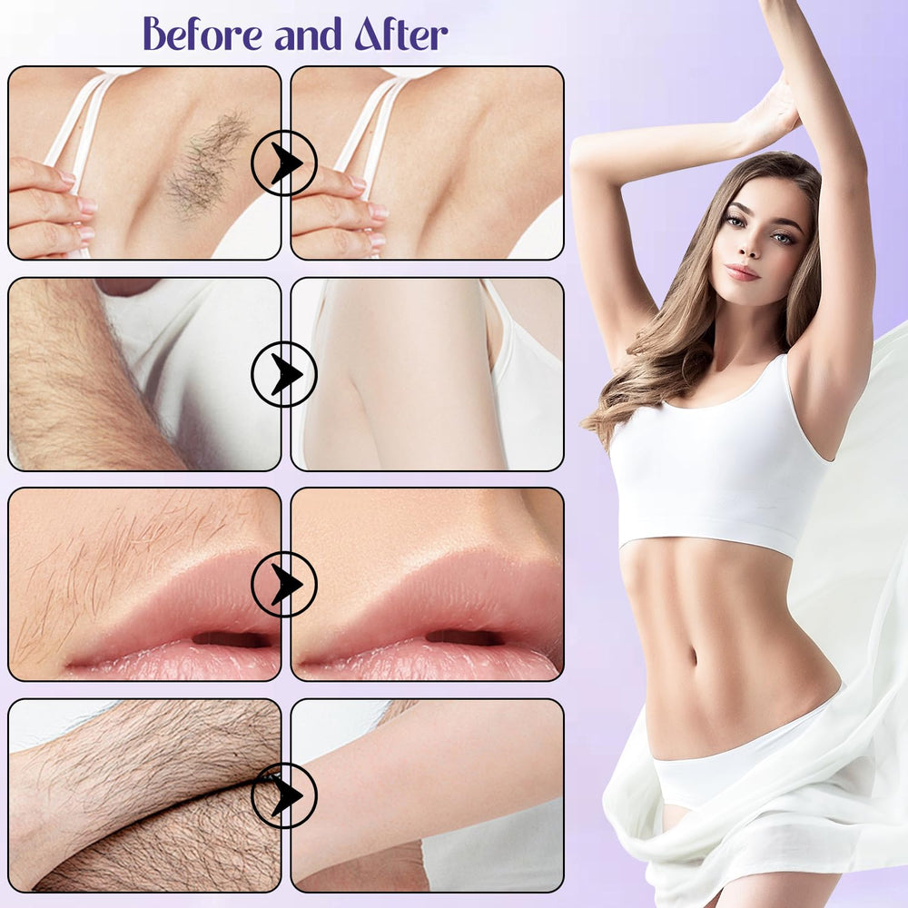 QentAnud travel-size facial hair removal cream for convenient on-the-go hair removal.