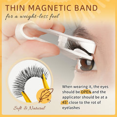 QUEWEL magnetic box with mirror for on-the-go touch-ups