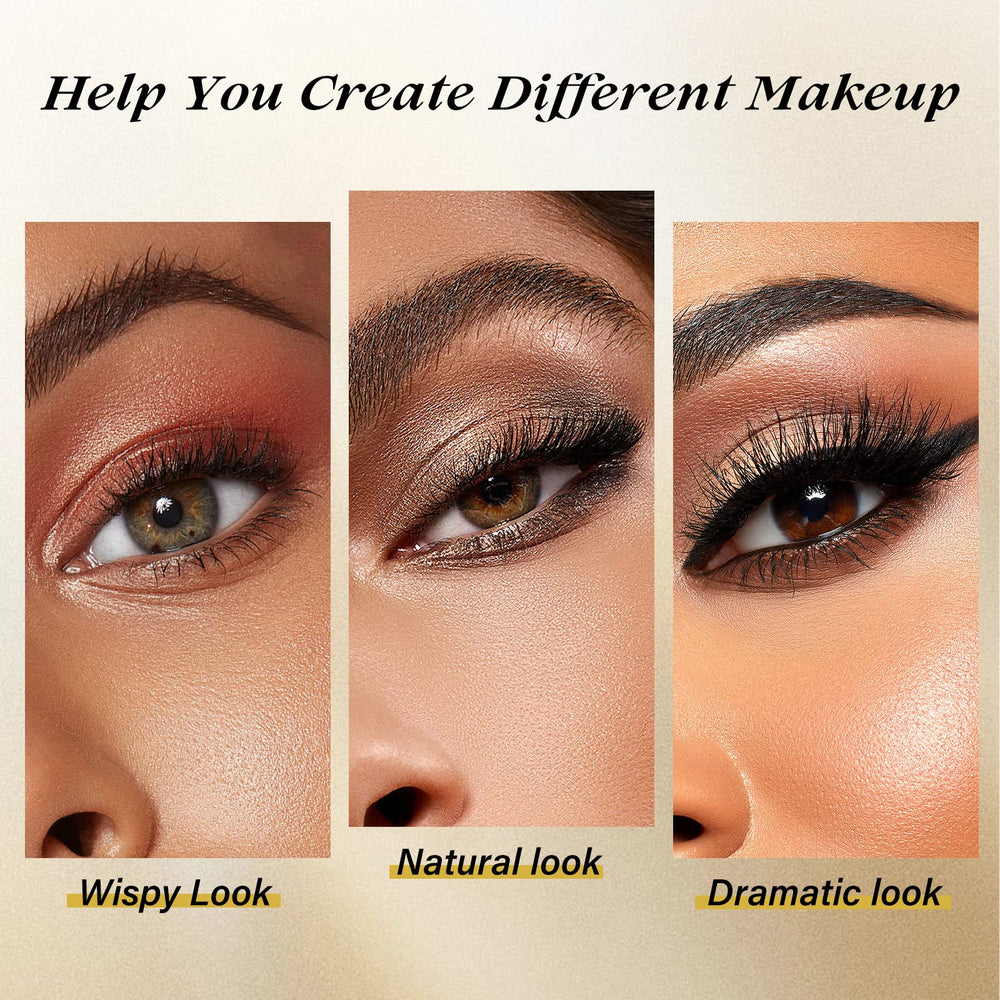 QUEWEL lash clusters glue waterproof hold keeps clusters in place