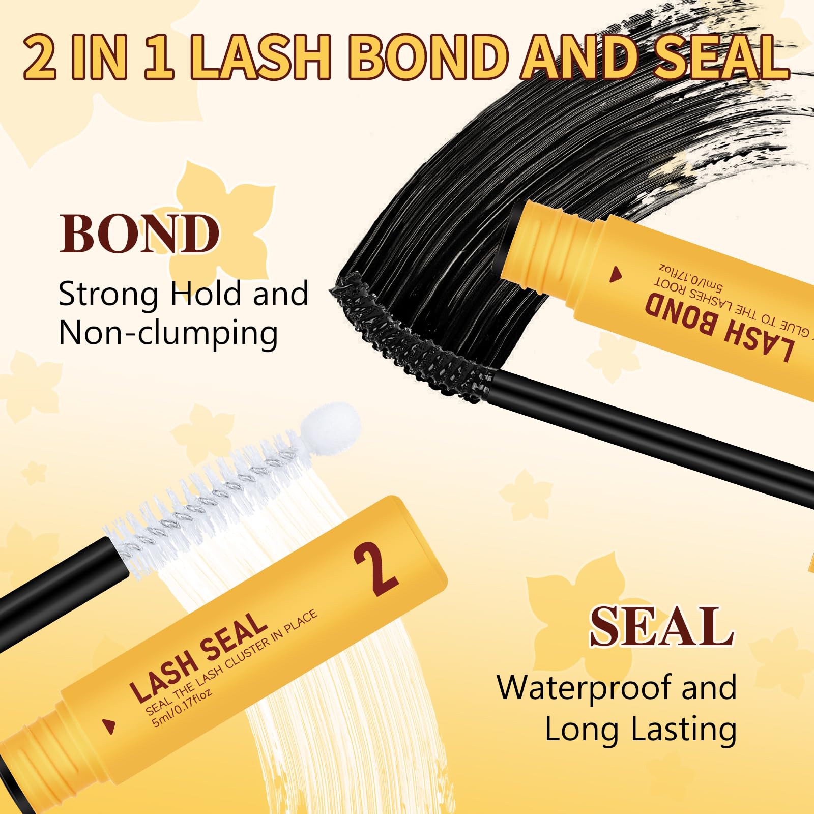 QUEWEL lash clusters tweezer with non-stick coating for clean placement.