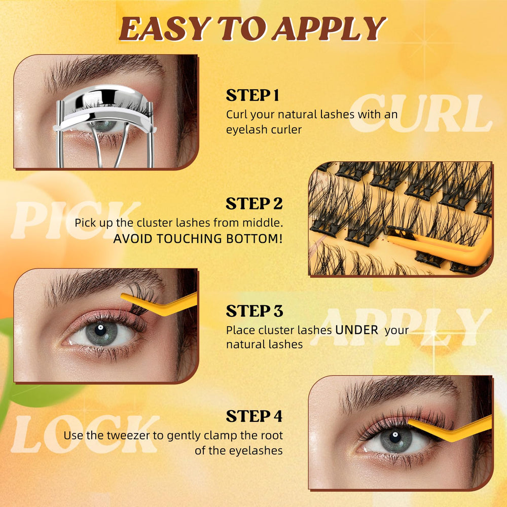 QUEWEL lightweight lashes offer feather-light wear for comfortable daily use.