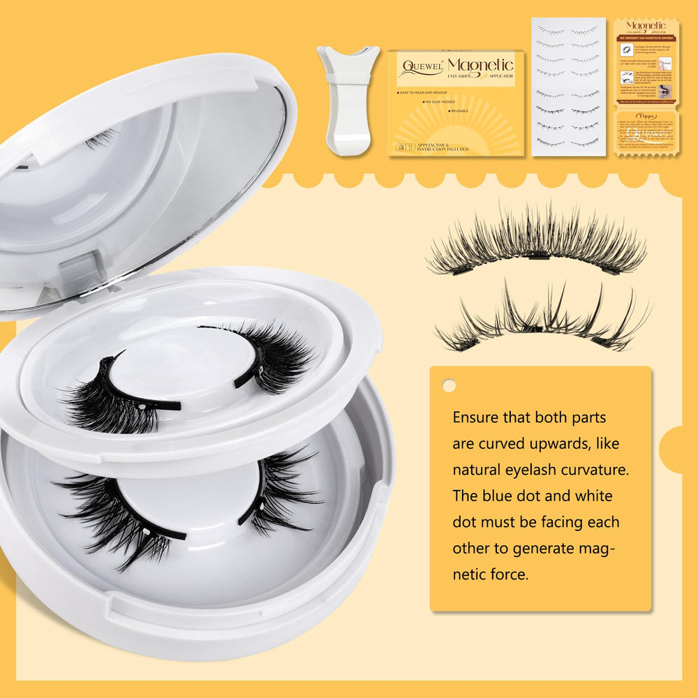 QUEWEL lightweight magnetic lashes feel barely there
