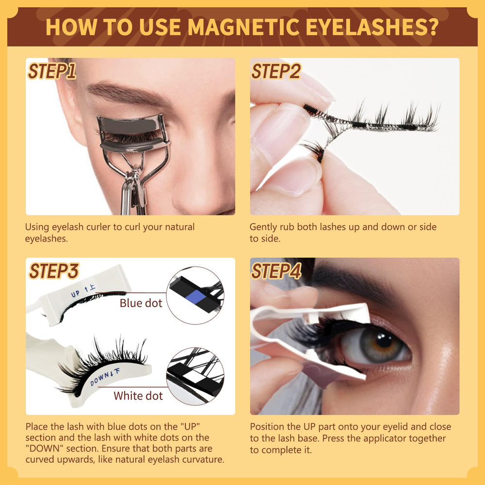QUEWEL reusable magnetic lashes reduce waste