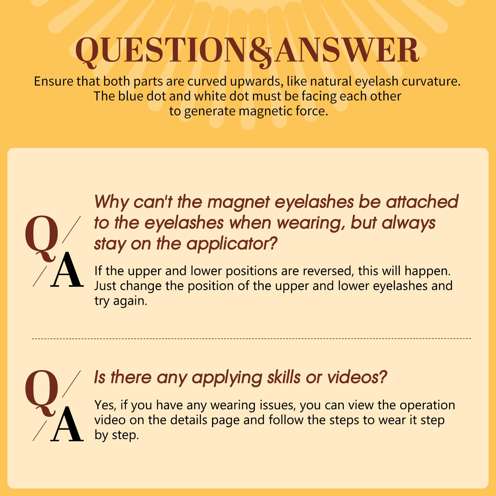 QUEWEL travel-friendly magnetic lashes ideal for events