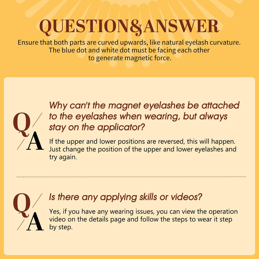 QUEWEL travel-friendly magnetic lashes ideal for events