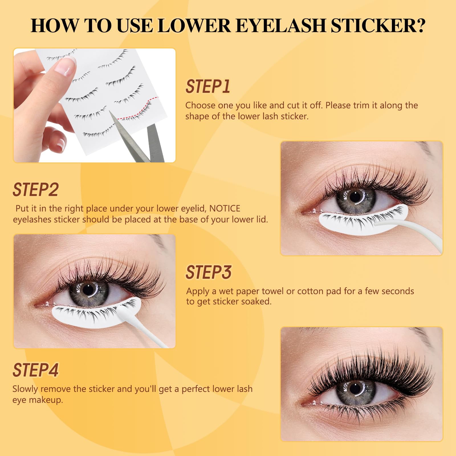 QUEWEL lightweight fluffy lashes feel barely there for comfort