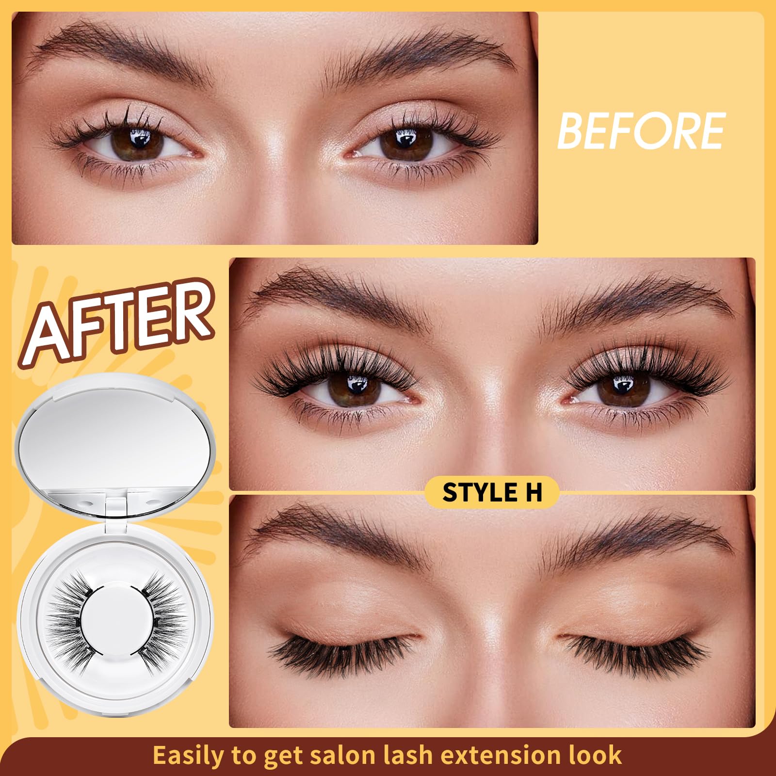 QUEWEL weightless magnetic lashes feel comfortable on the eyelid