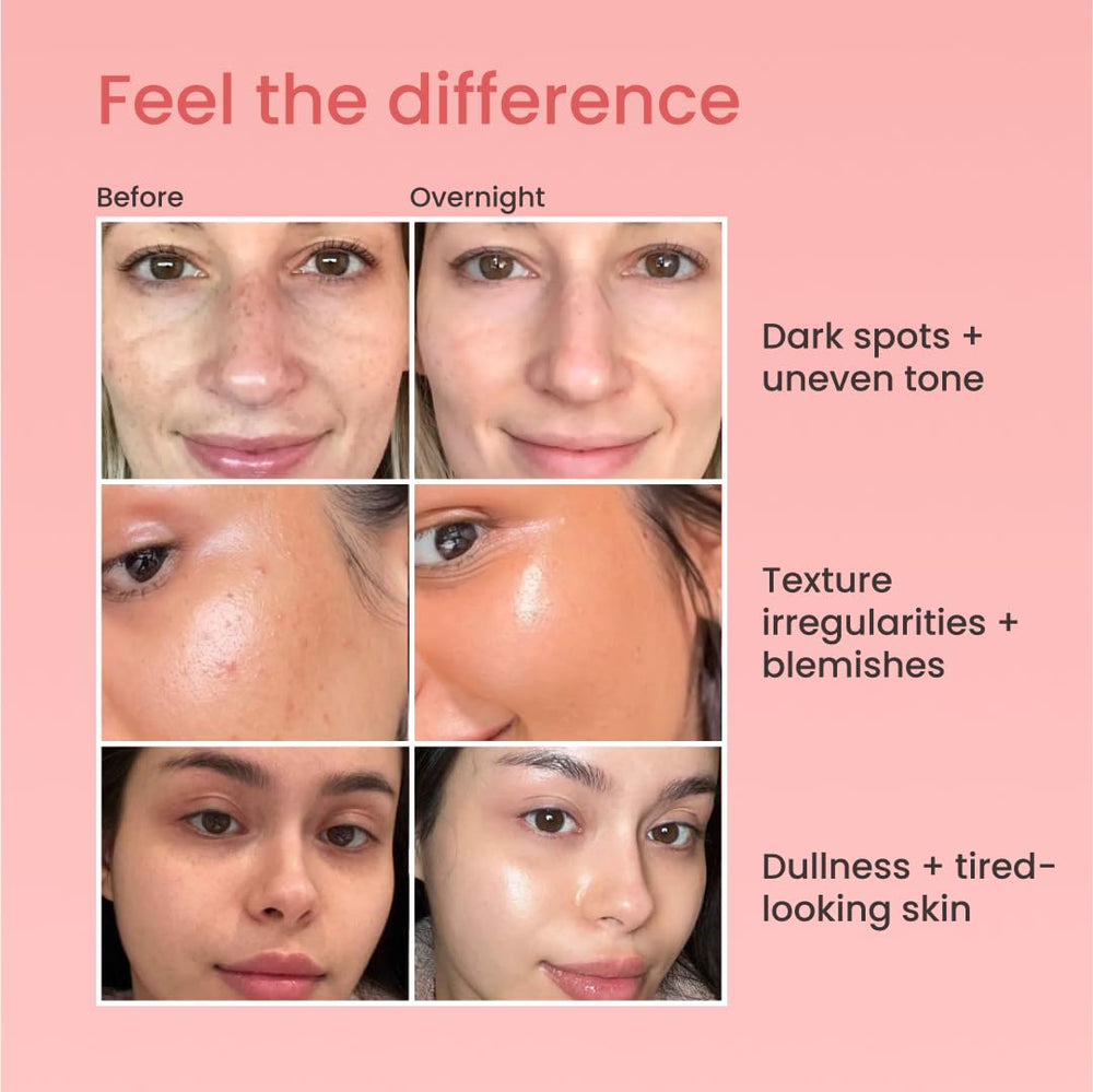 QUIA Collagen Wrapping Mask spread application shows even coverage for overnight treatment.