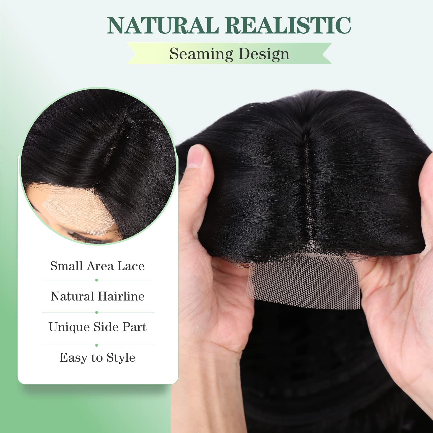Quickwig loose wave bob wig on model showcases versatile styling and face-framing silhouette.