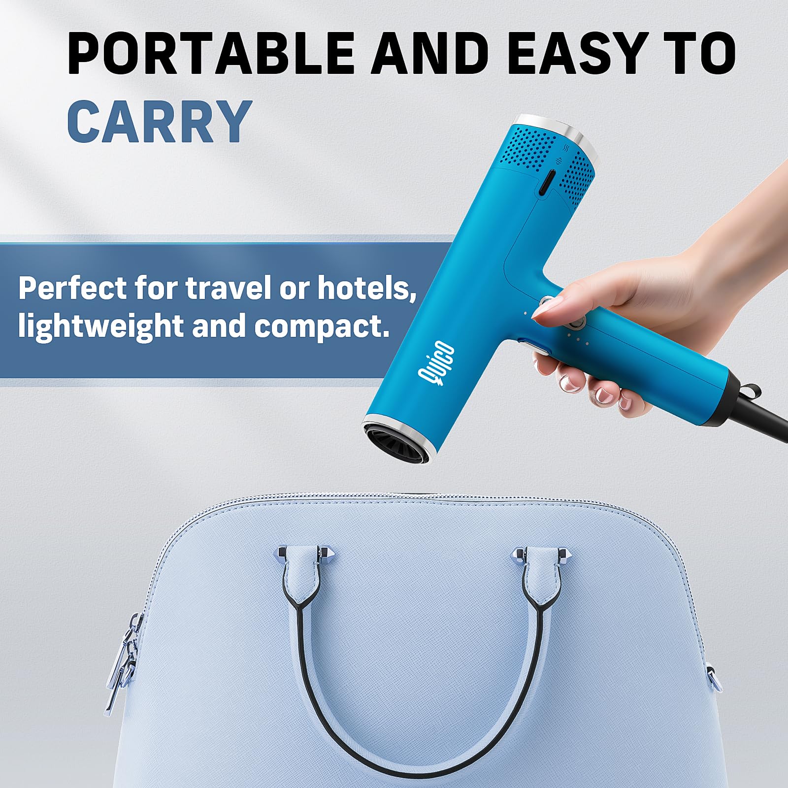 Quico travel gift-pack demonstrates portability for home and travel styling.