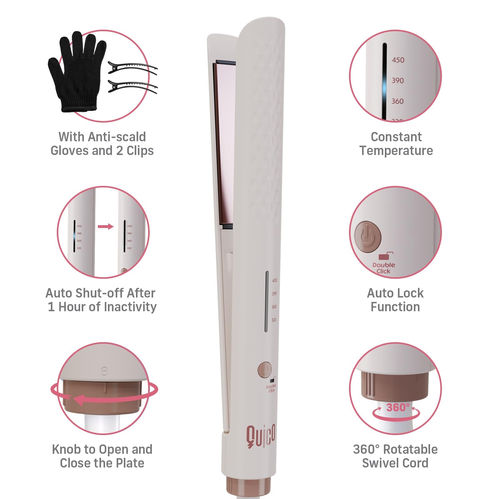 Quico Hair Straightener makes a gift-ready package for special occasions.