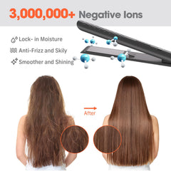 Quico Hair Straightener in travel-size form fits easily in luggage