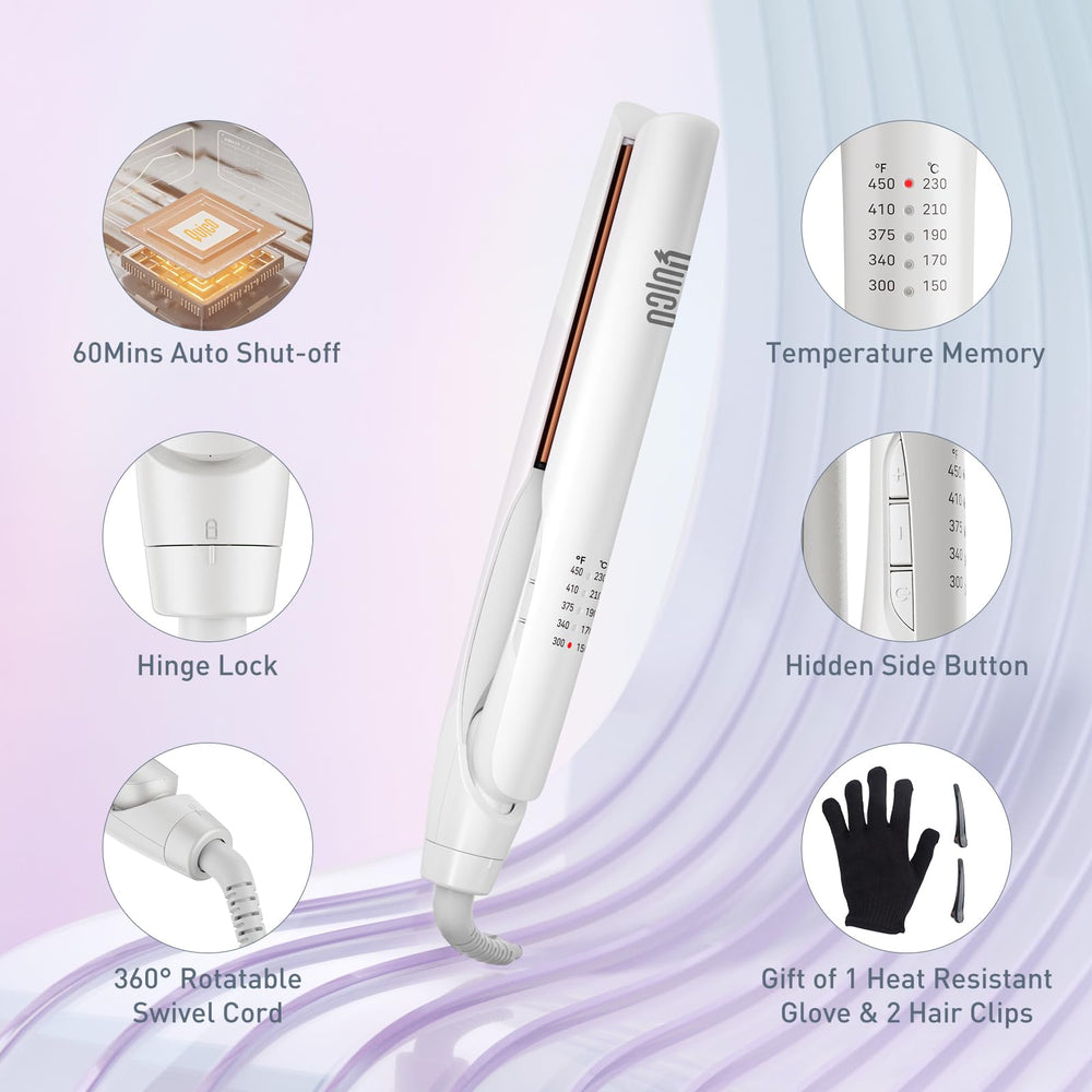 QUICO Upgrade Hair Straightener gift-ready packaging with safety accessories included.