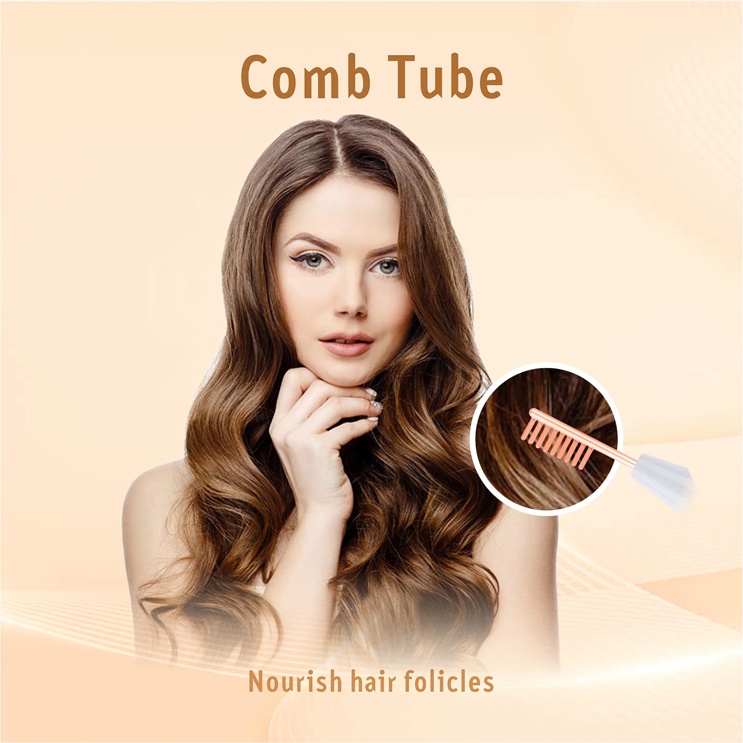 Quiet&Far high-frequency wand packaging and accessories show a ready-to-use skincare kit.