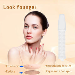 Quiet&Far high-frequency facial wand side view highlighting ergonomic grip for comfort.