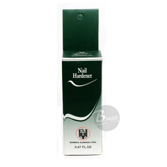 Química Alemana Nail Hardener amber liquid close-up for nourishing at-home care