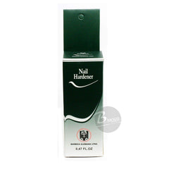 Quimica Alemana Nail Hardener brush application demonstrating fast-drying formula