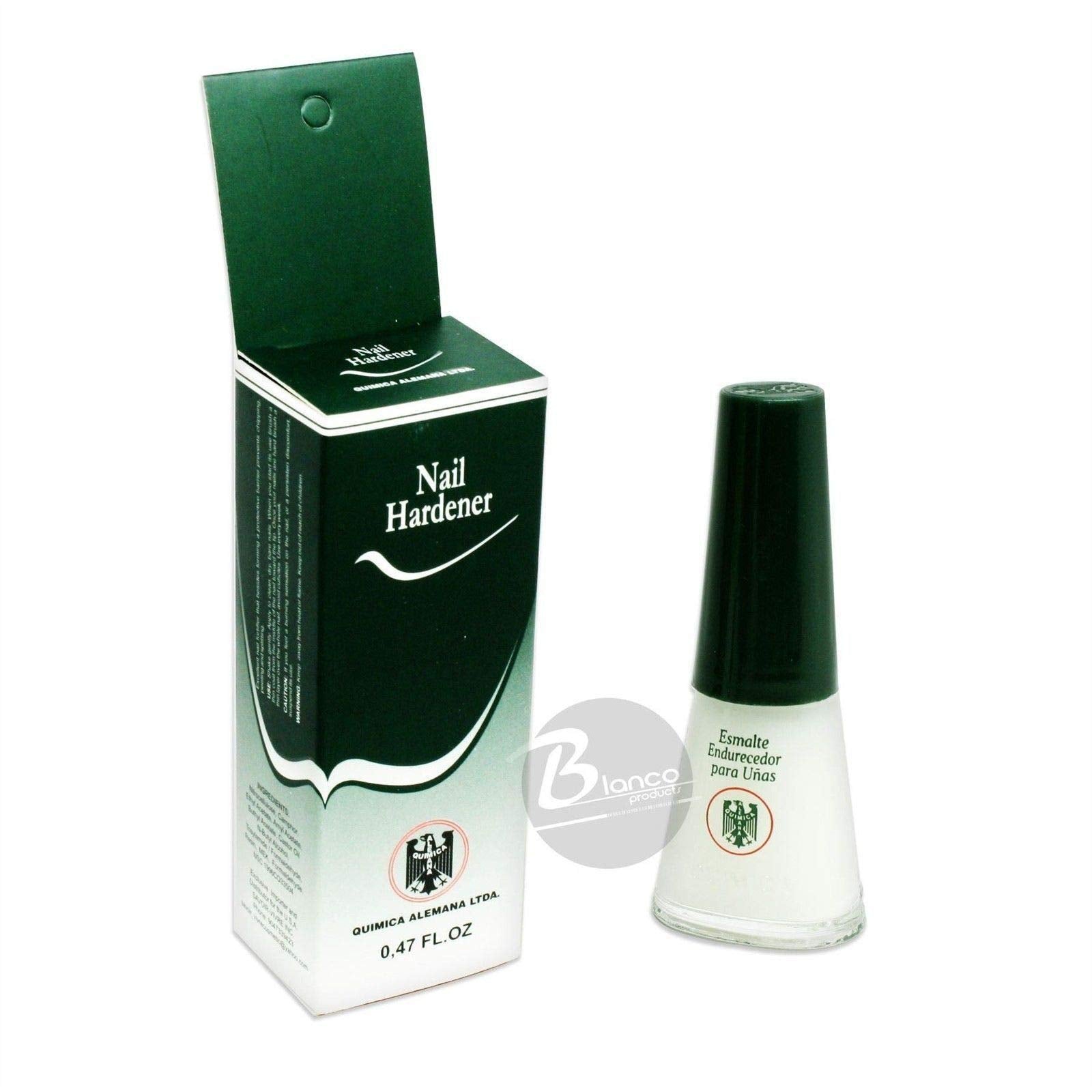 Quimica Alemana Nail Hardener pack of two bottles for stronger, healthier nails
