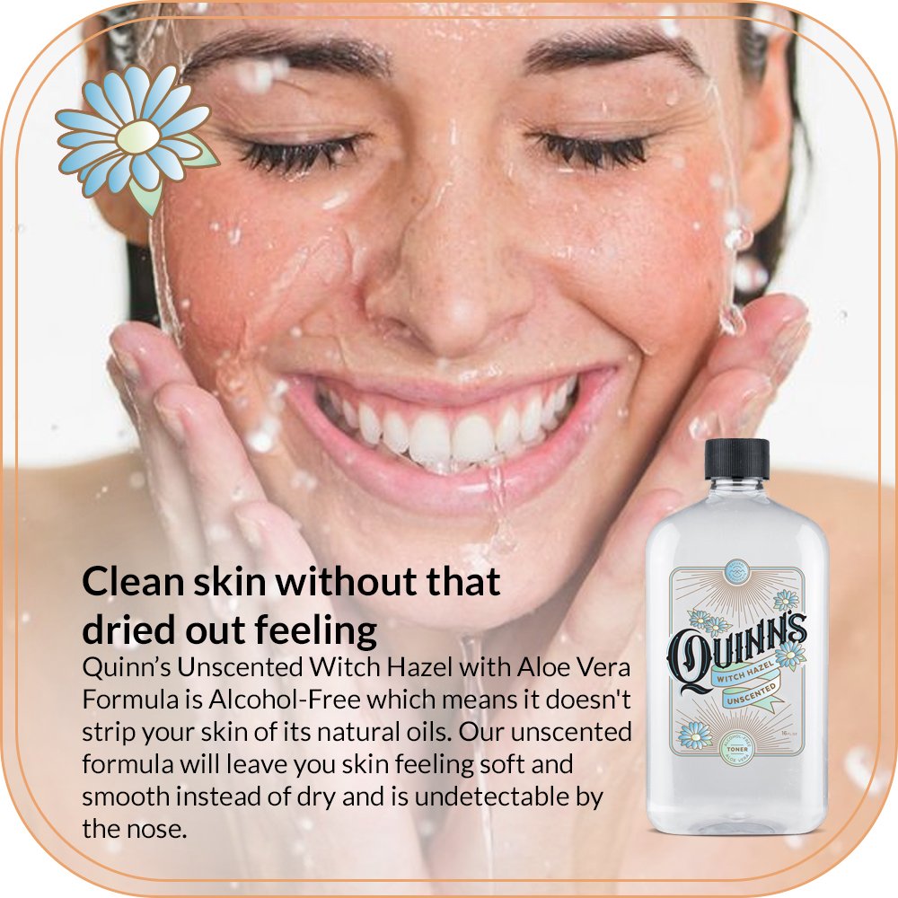 Quinn’s 16oz bottle size offers a generous, everyday skincare option.