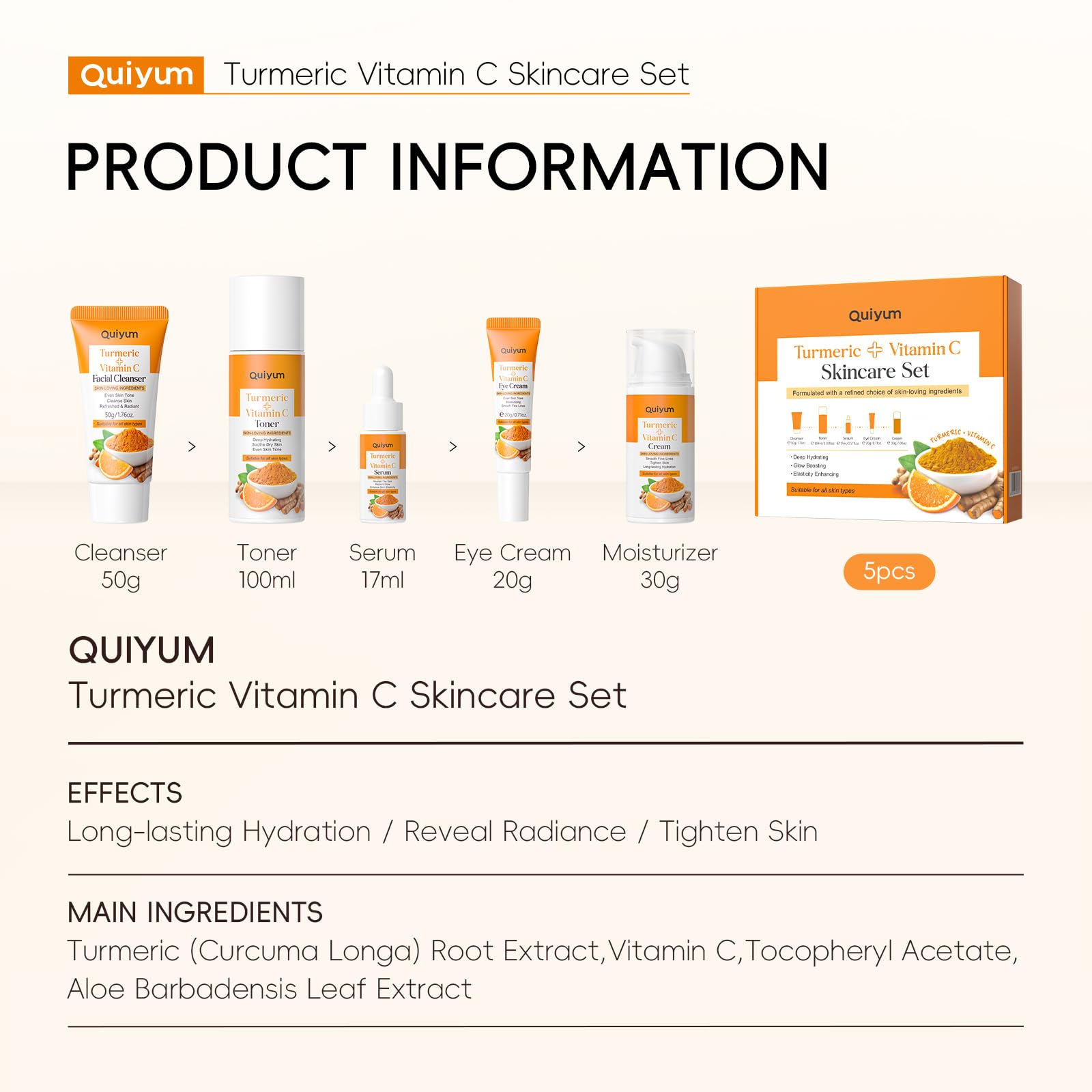 QUIYUM travel-friendly skincare kit ready for trips and on-the-go routines