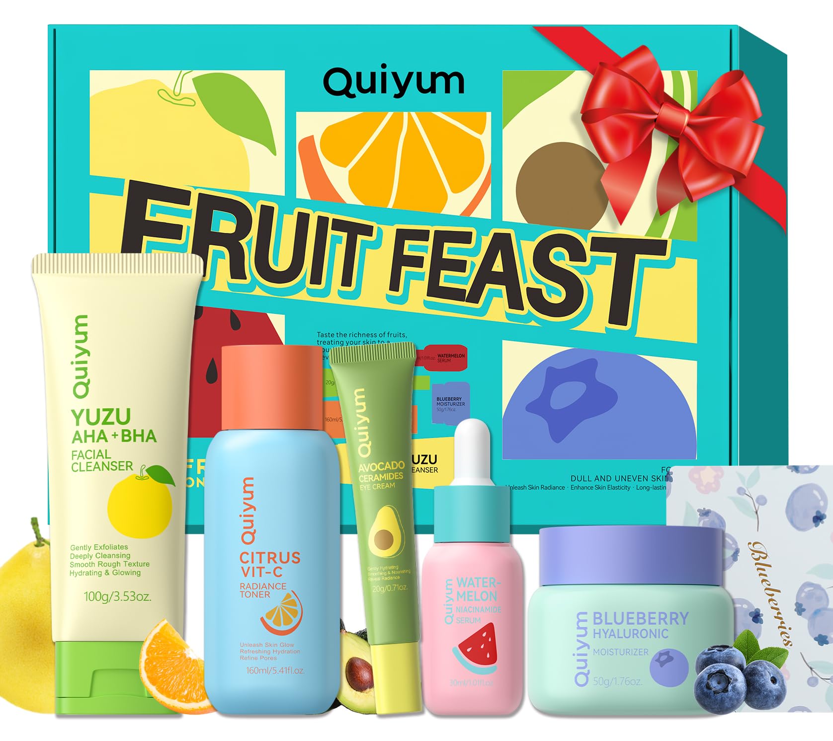 QUIYUM Watermelon Serum bottle for hydration and natural glow