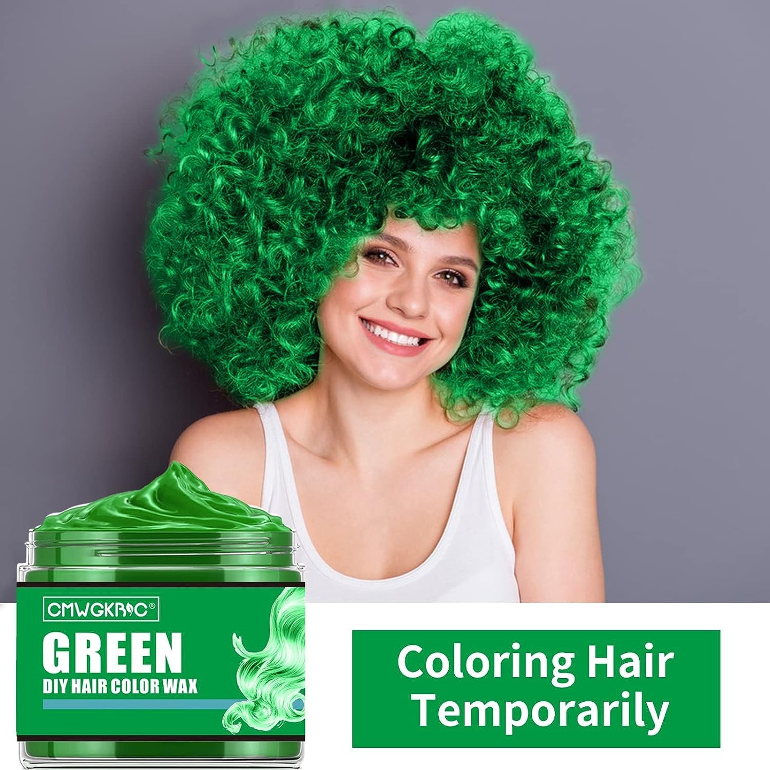 QUNGCO cruelty-free ingredients hair wax emphasizes safe at-home color.