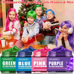 QUNGCO purple temp hair wax for bold party looks.