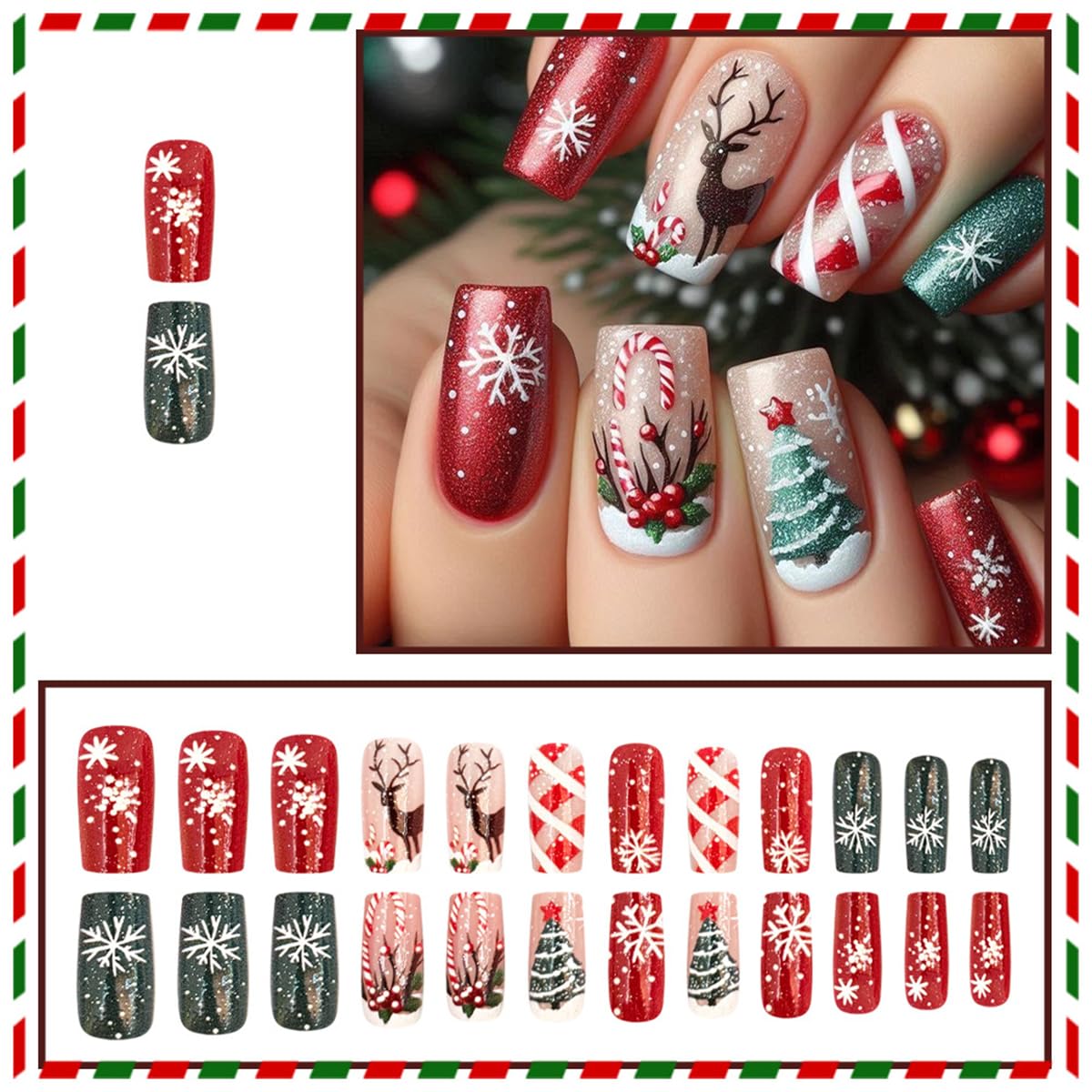 QUNQINLI ABS material nails with durable, safe wear