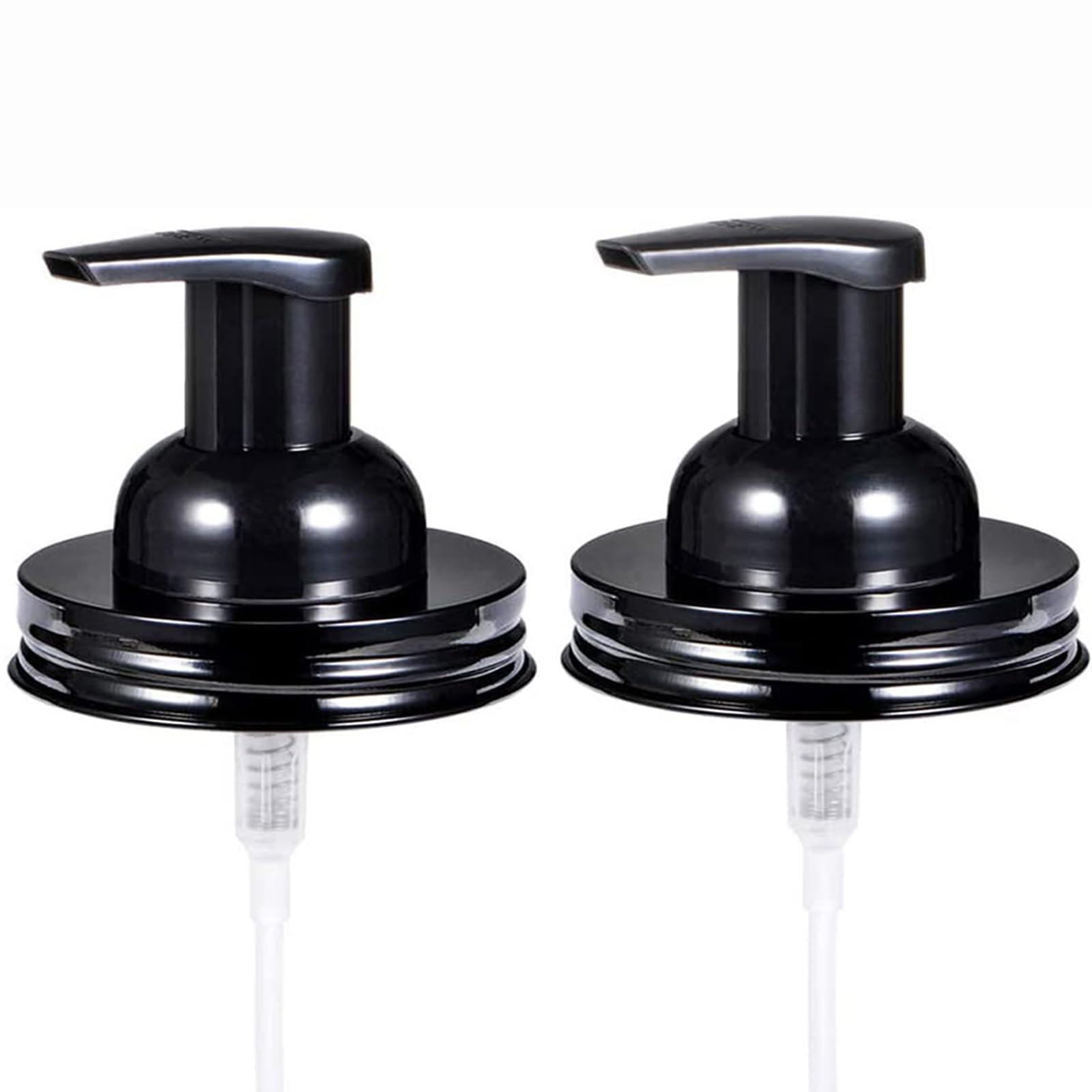 QurHapzy mason-jar-foam-pump-cover on a vanity for convenient foaming soap access