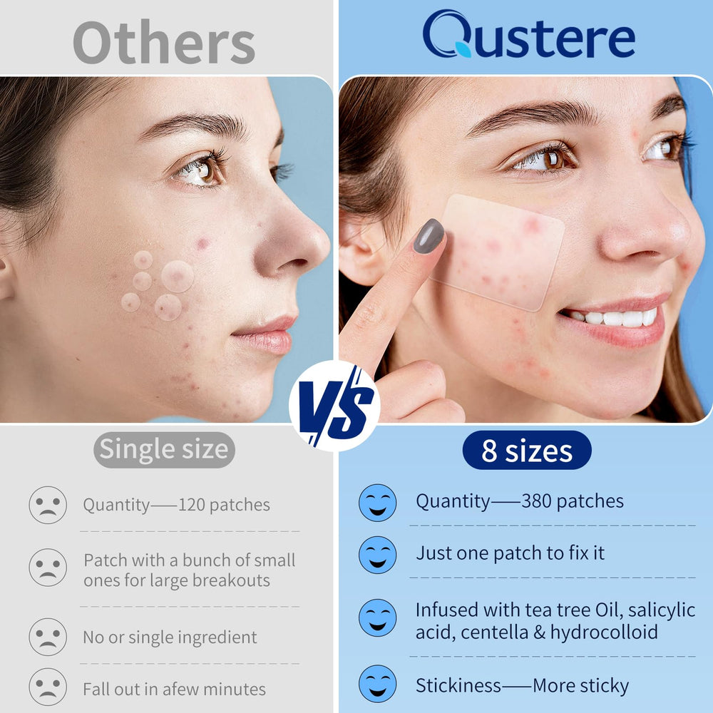 QUSTERE centella skin-care-action close-up focusing on oil control and soothing effect