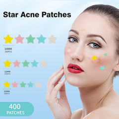QUSTERE pimple patches 10mm size sheet highlights compact spot protection