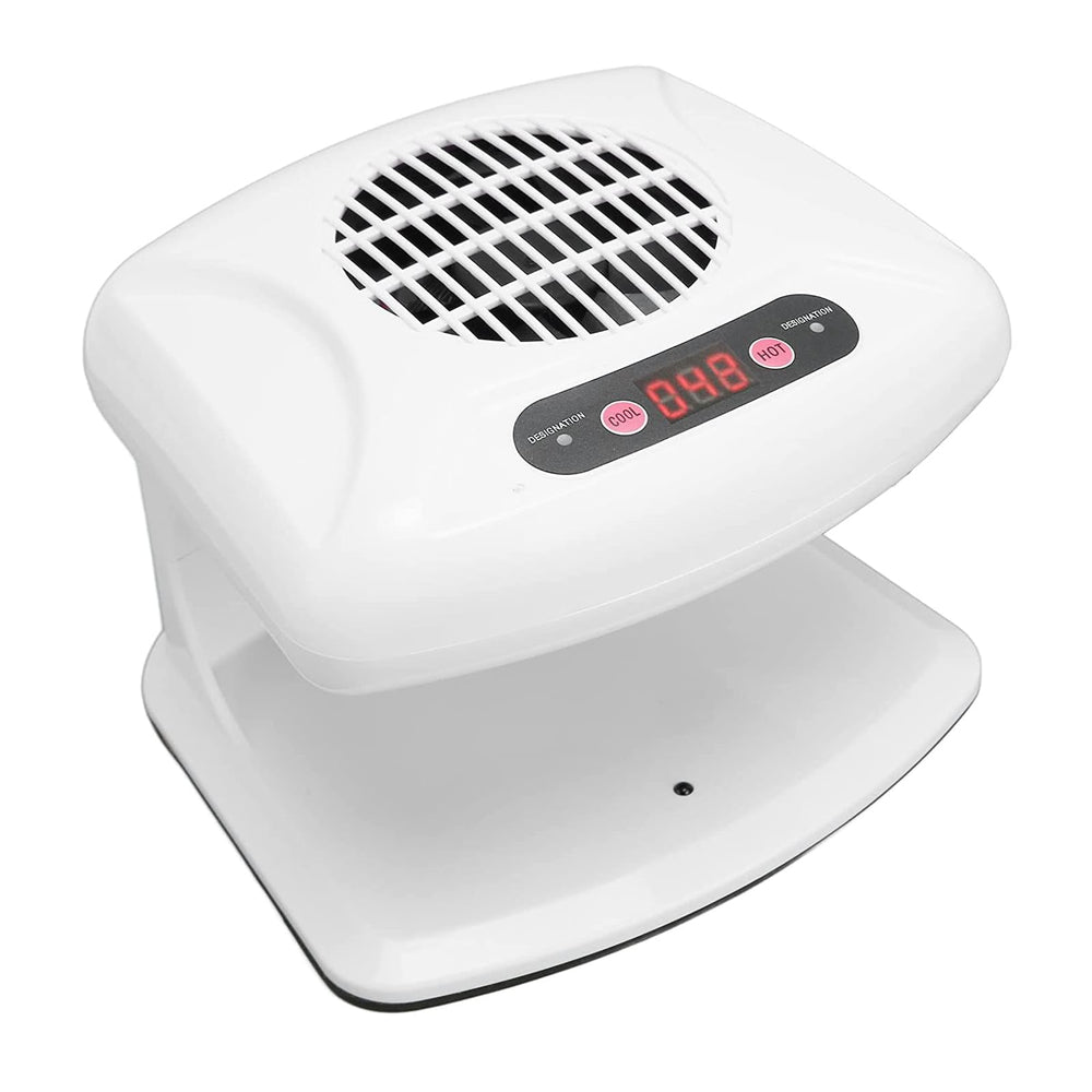 QUTUNI nail dryer front view shows powerful airflow for fast regular polish drying
